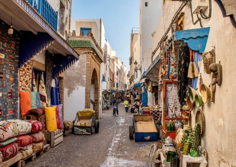 photo d'un souq à Essaouira