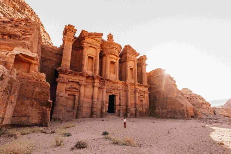 Paysage de Petra en Jordanie
