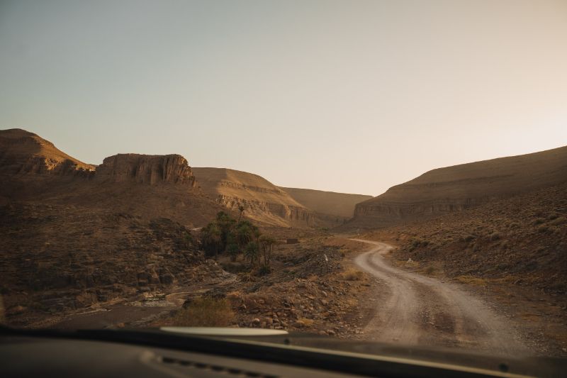 Paysage dans l'Atlas