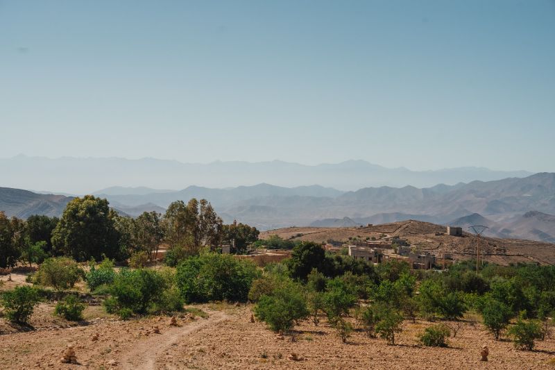 Paysage dans l'Atlas