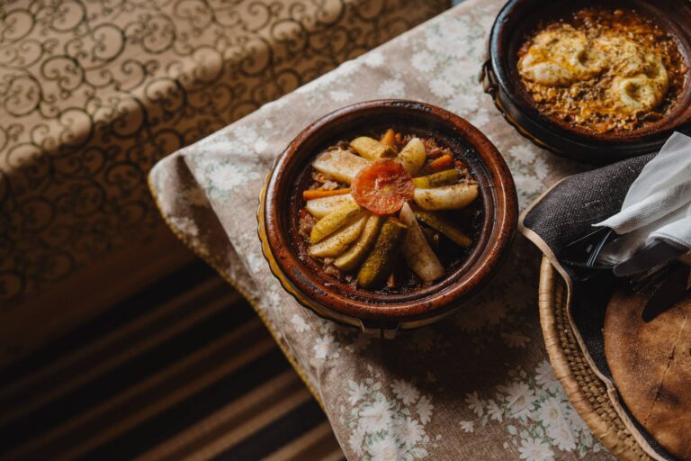 Plat de tajine marocain